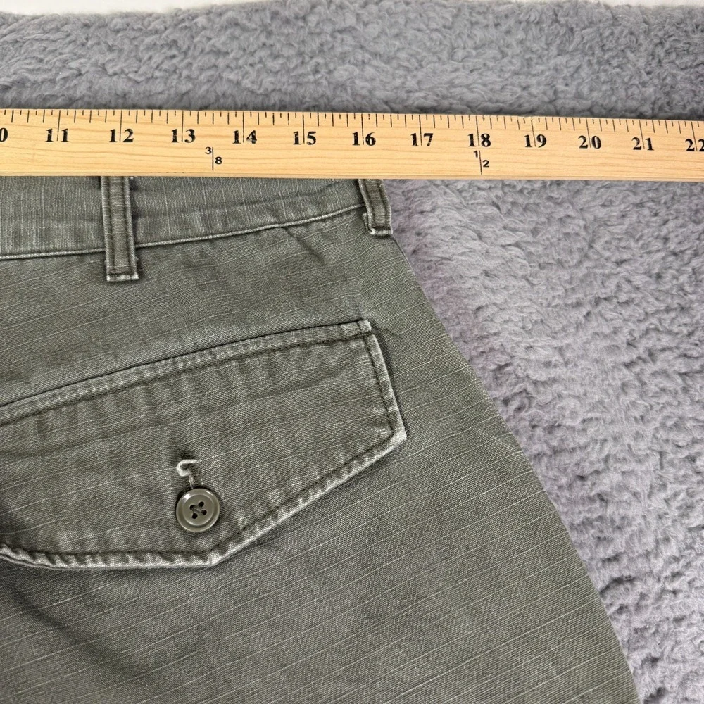 Engineered Garments FA Cargo Pants Mens S Green Ripstop Cotton Military USA Made